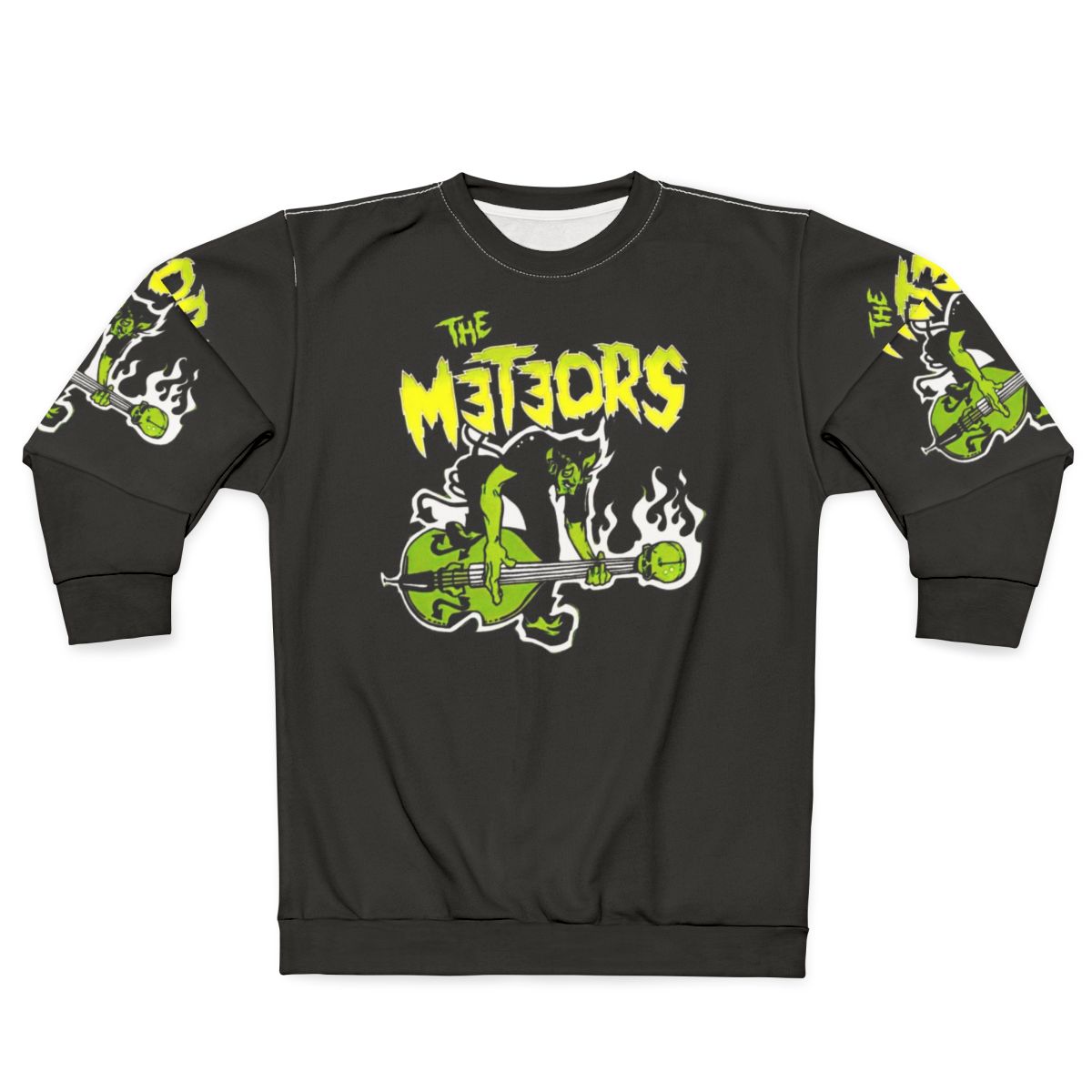 Meteors punk rockabilly psychobilly graphic sweatshirt