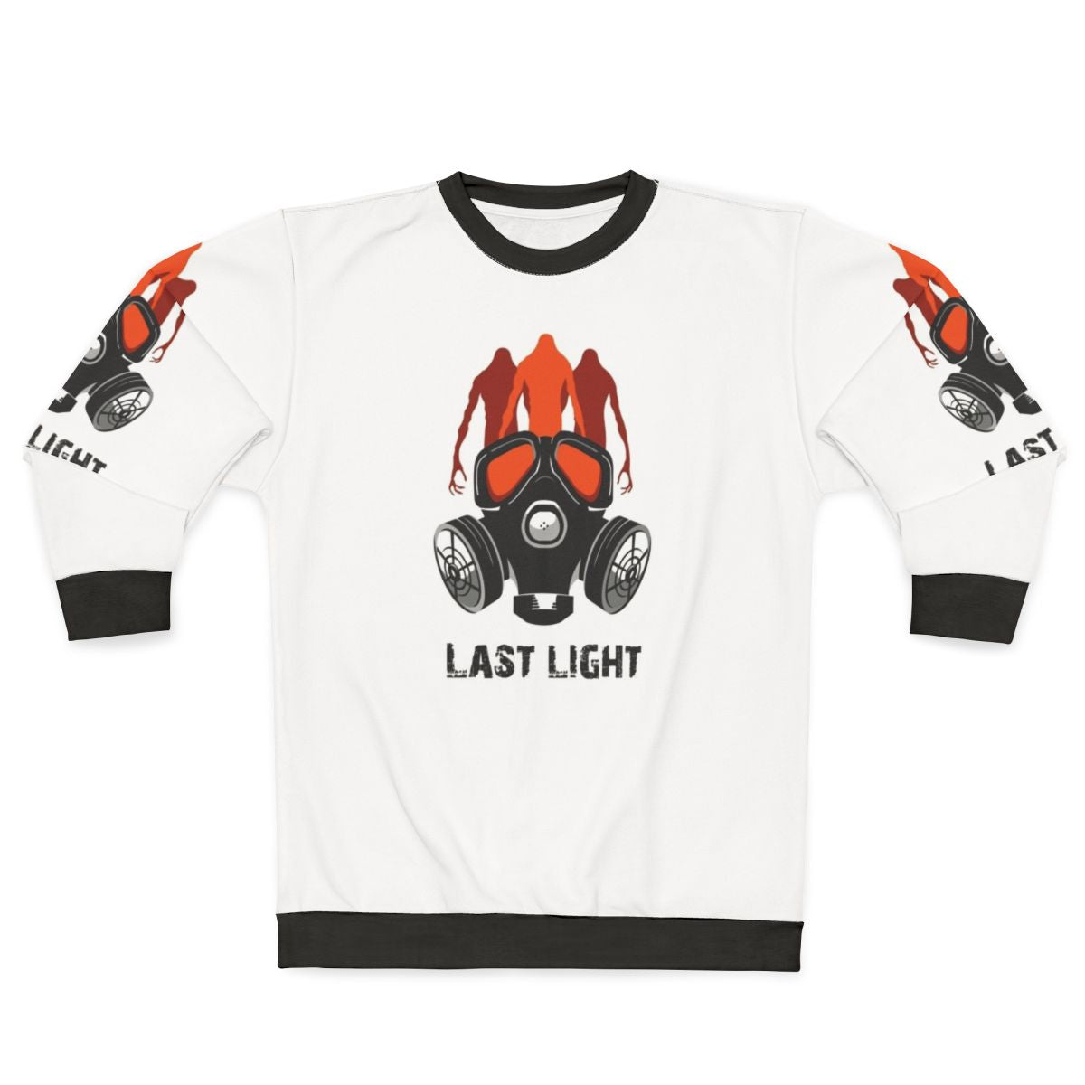 Metro Last Light video game sweatshirt featuring iconic characters and imagery