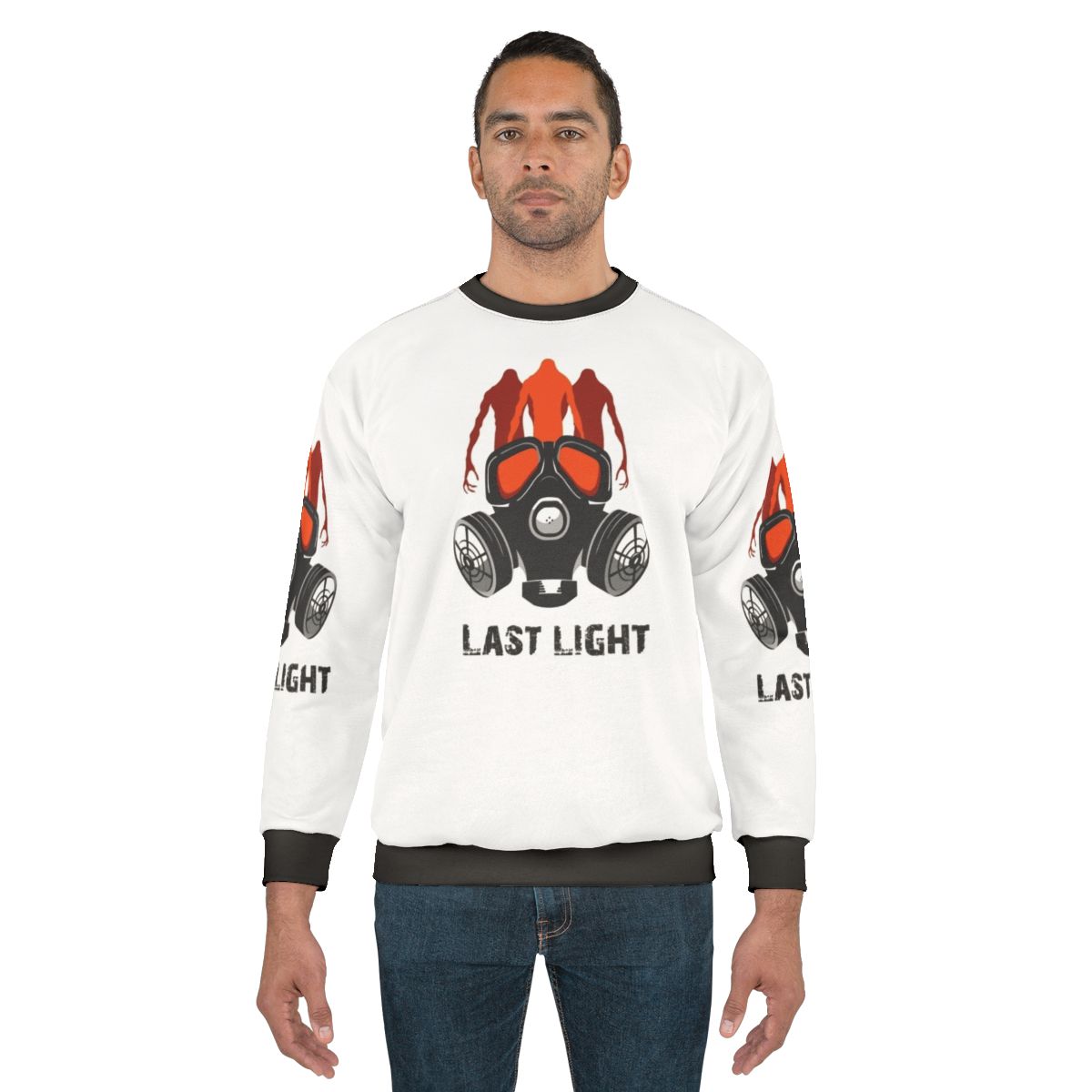 Metro Last Light video game sweatshirt featuring iconic characters and imagery