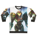 Metroid Sweatshirt featuring Samus Aran's iconic power suit