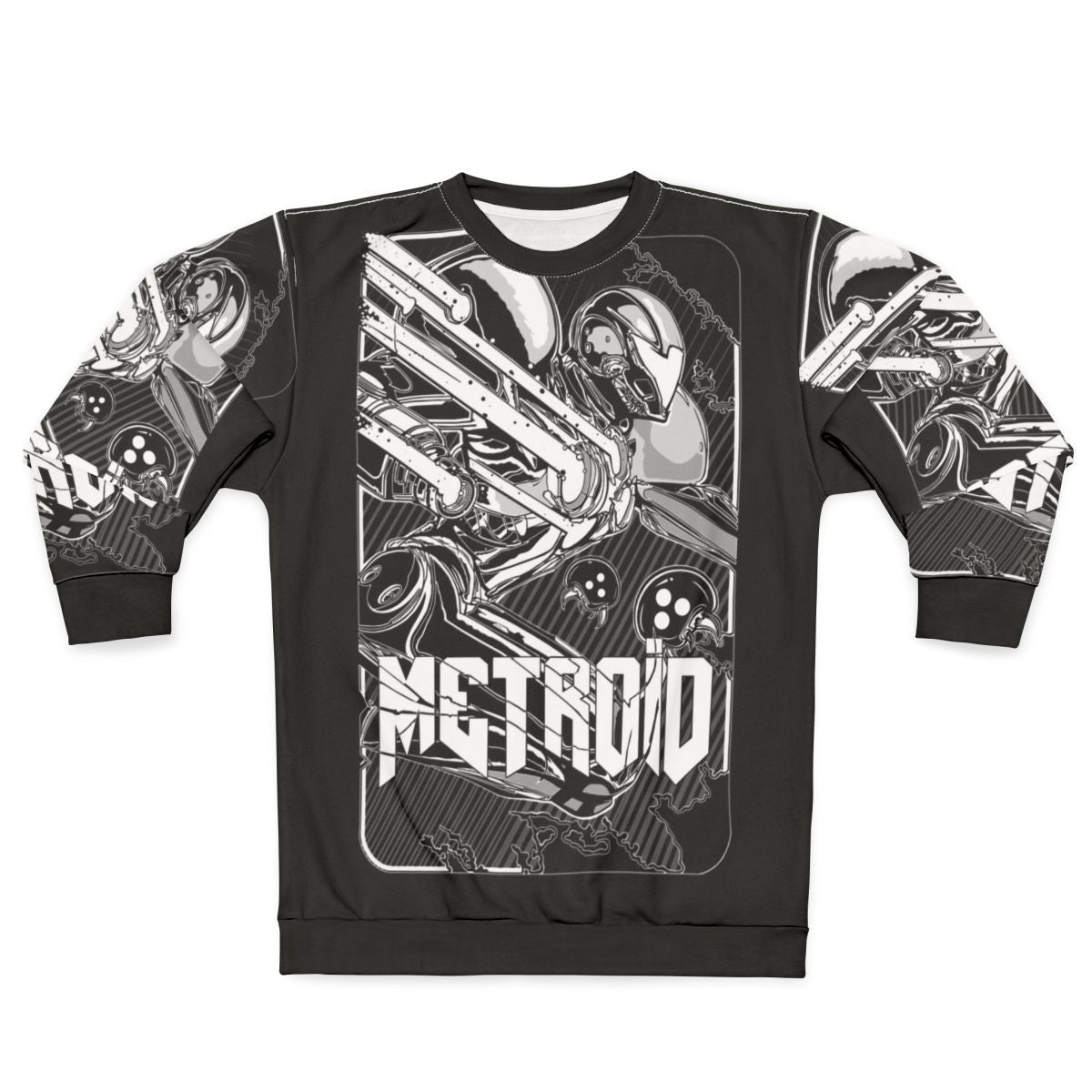 Metroid Samus Aran Retro Gaming Sweatshirt