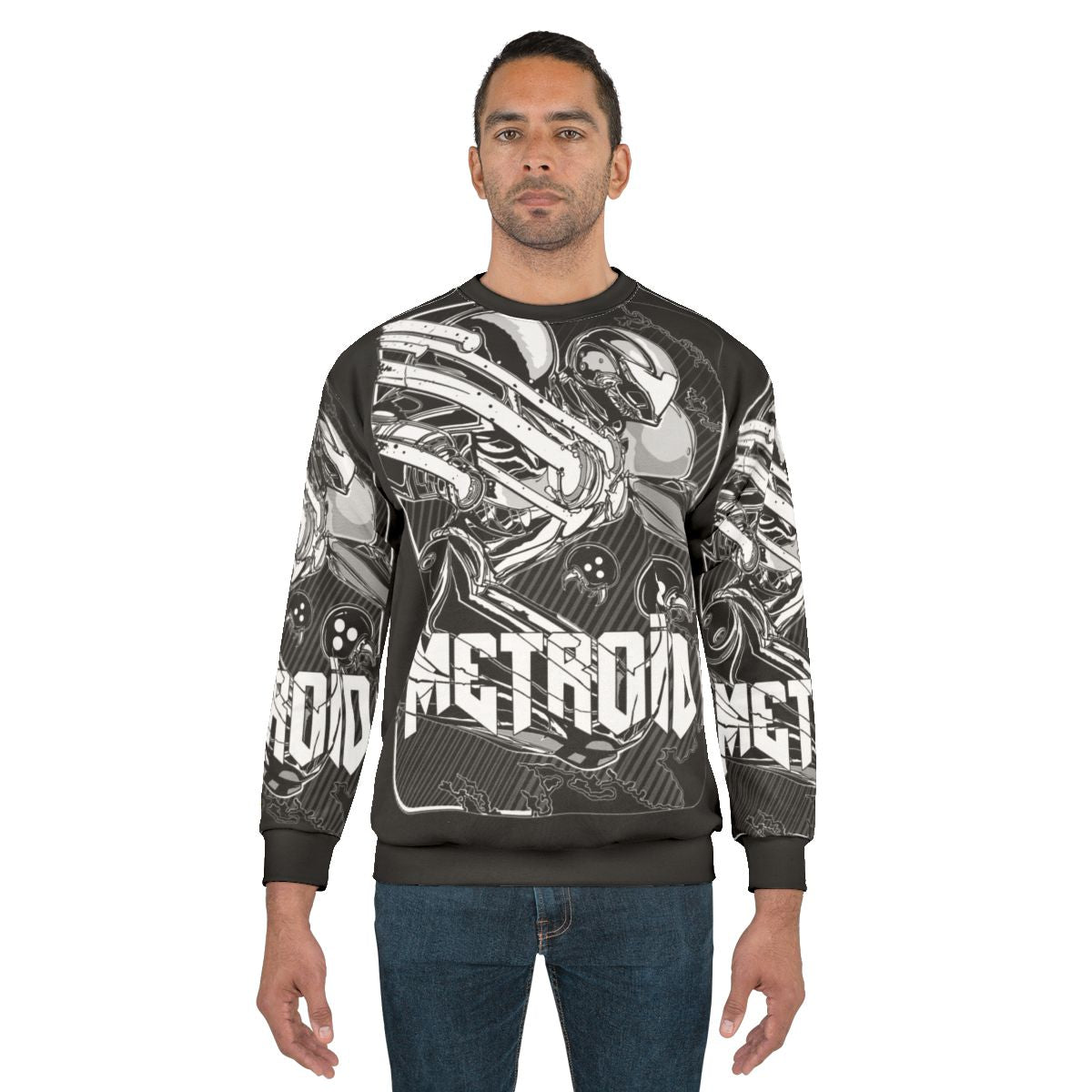 Metroid Samus Aran Retro Gaming Sweatshirt