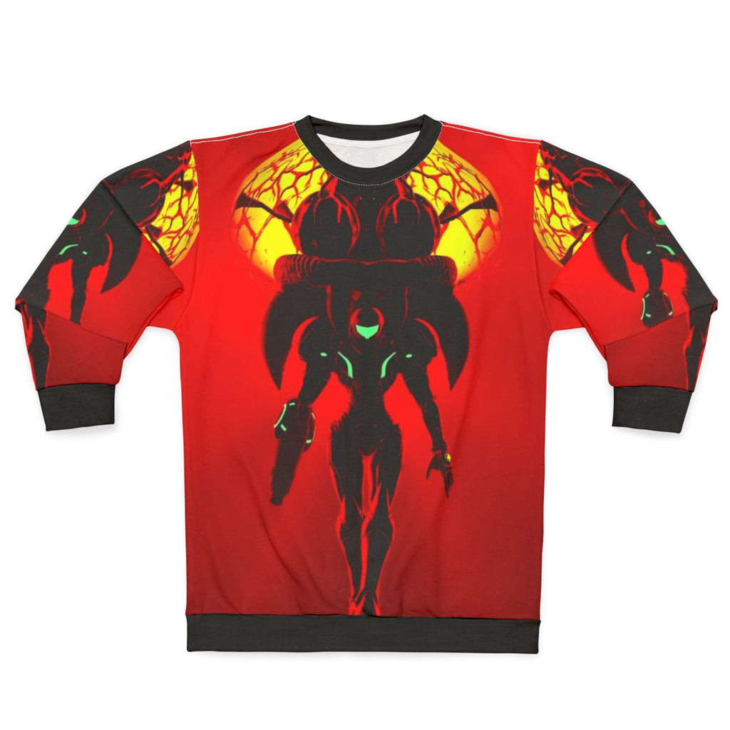 Metroid Samus Aran Sci-Fi Gaming Sweatshirt