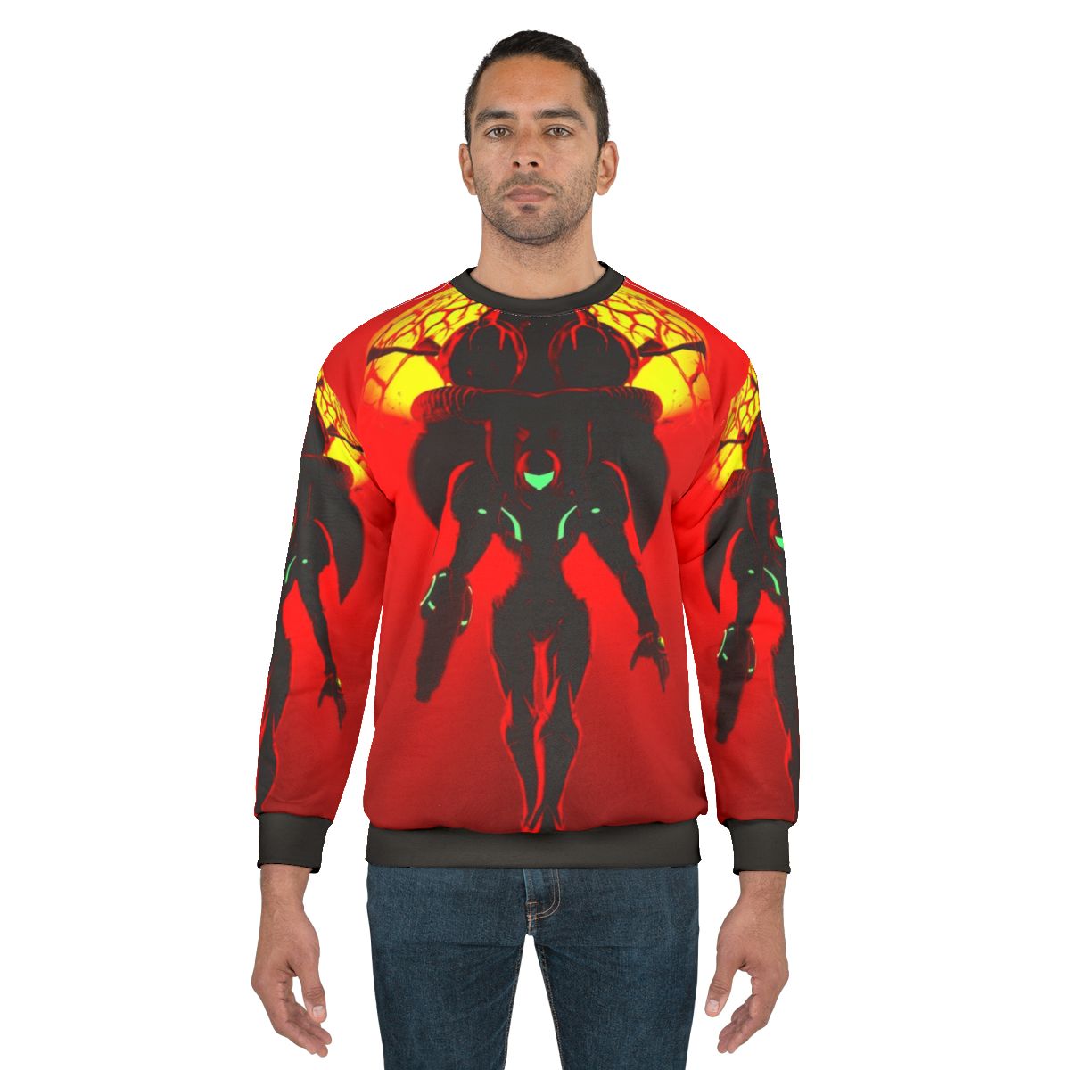 Metroid Samus Aran Sci-Fi Gaming Sweatshirt