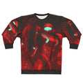 Metroid women's sweatshirt with game logo design