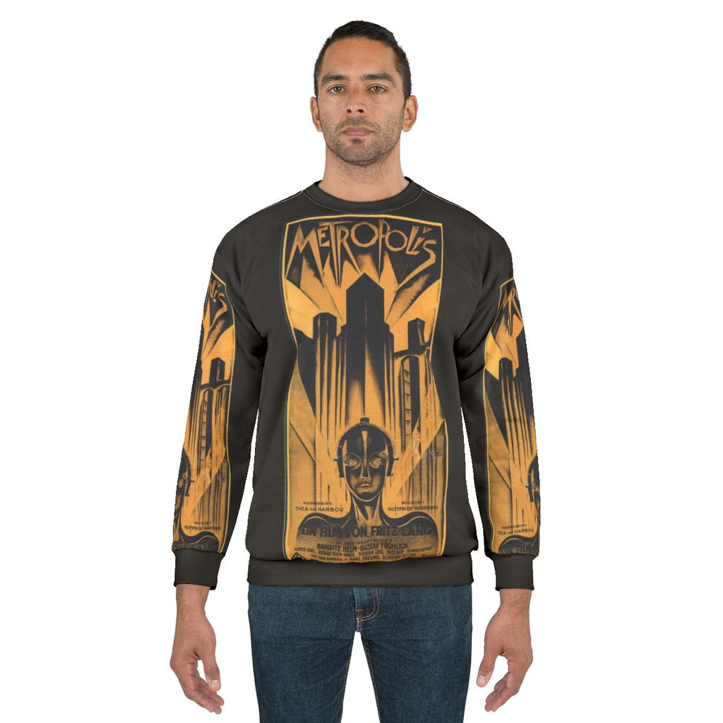 Metropolis Fritz Lang science fiction movie sweatshirt