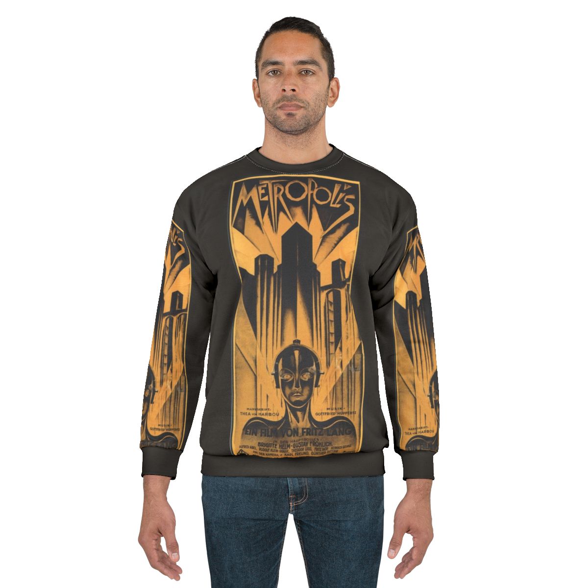 Metropolis Fritz Lang science fiction movie sweatshirt