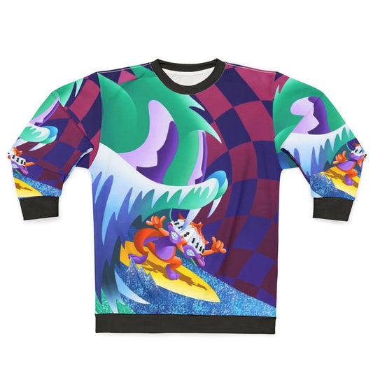 MGMT "Congratulations" graphic sweatshirt, featuring the alternative music band's album artwork