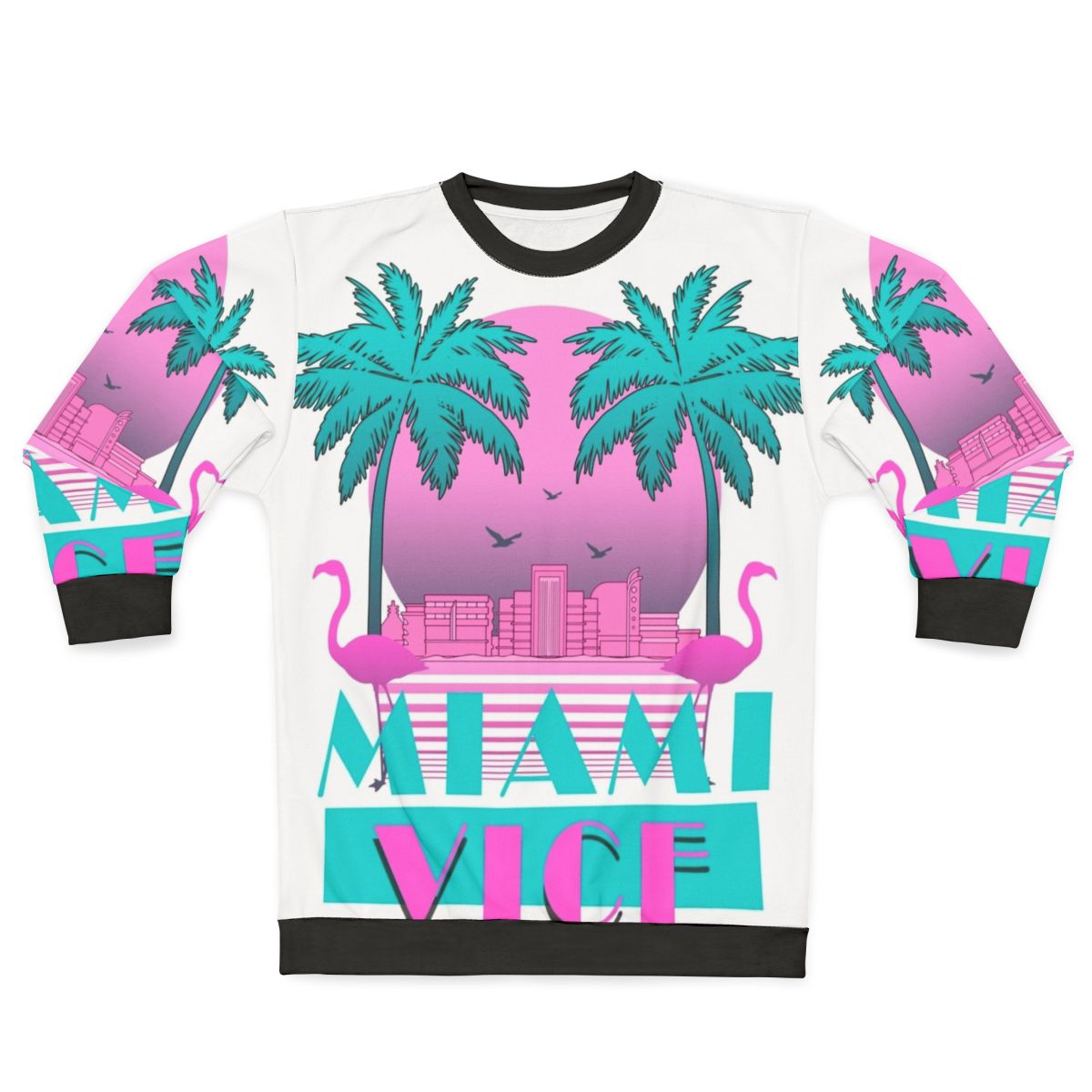 Retro 80s Miami Vice Sweatshirt