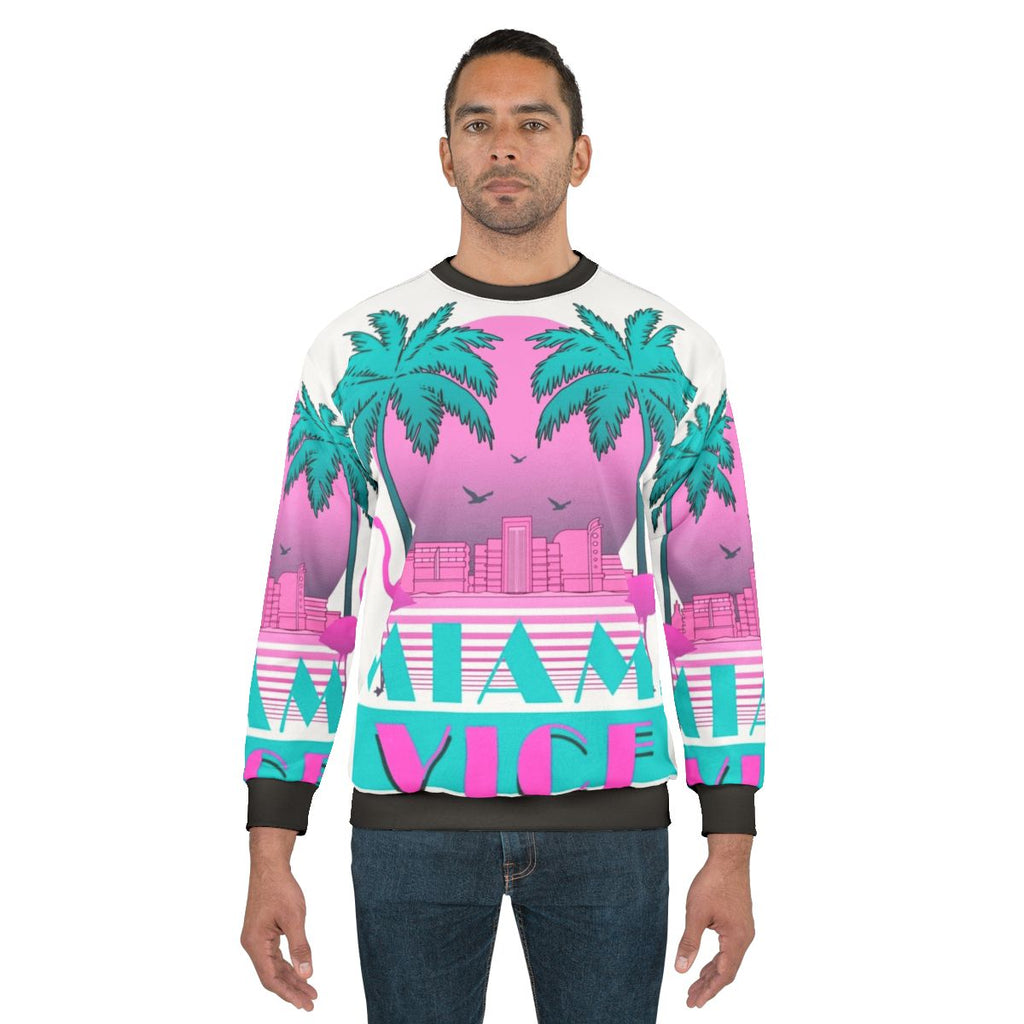 Retro 80s Miami Vice Sweatshirt