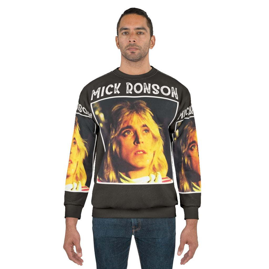Mick Ronson Guitarist Classic Rock Music Lover Sweatshirt