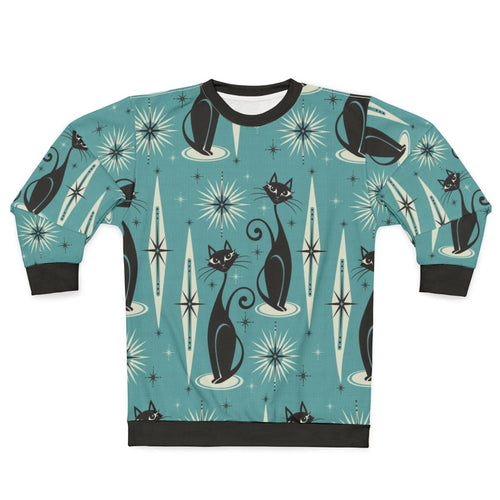 Atomic Meow - Mid Century Retro Cat Sweatshirt