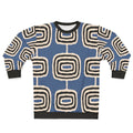 Mid Century Modern Atomic Rings Pattern Sweatshirt