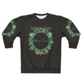 Midkorg Crisis Techno Sweatshirt with Leaves and Plants Design