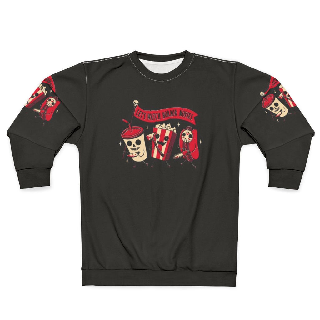 Spooky movie night vintage style sweatshirt