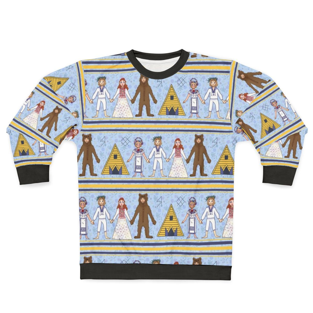 Midsommar Floral Pattern Sweatshirt