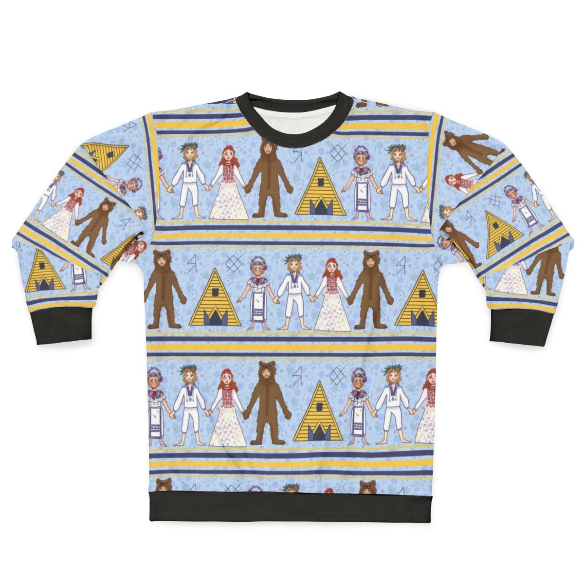 Midsommar Floral Pattern Sweatshirt