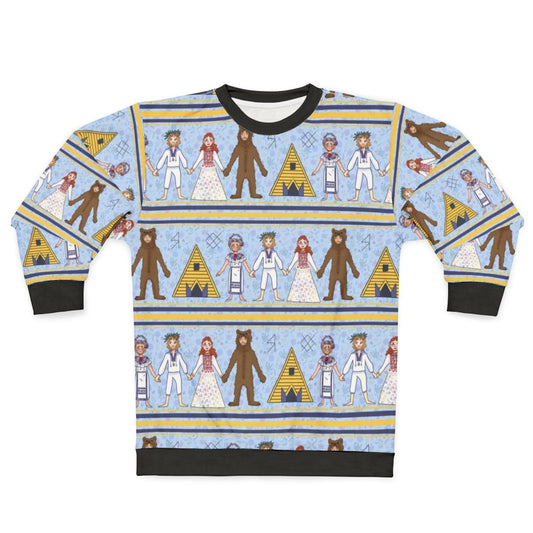 Midsommar Floral Pattern Sweatshirt