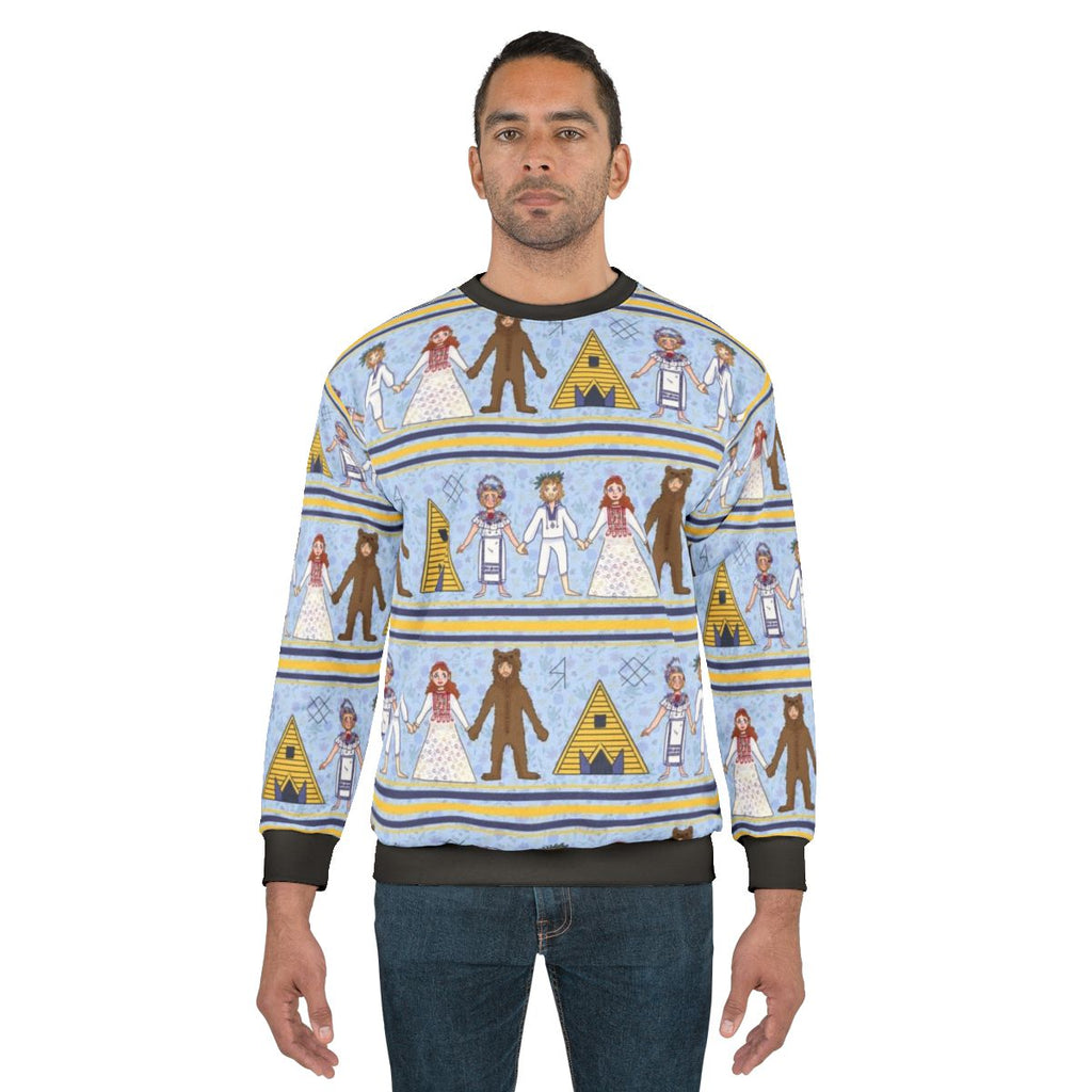 Midsommar Floral Pattern Sweatshirt