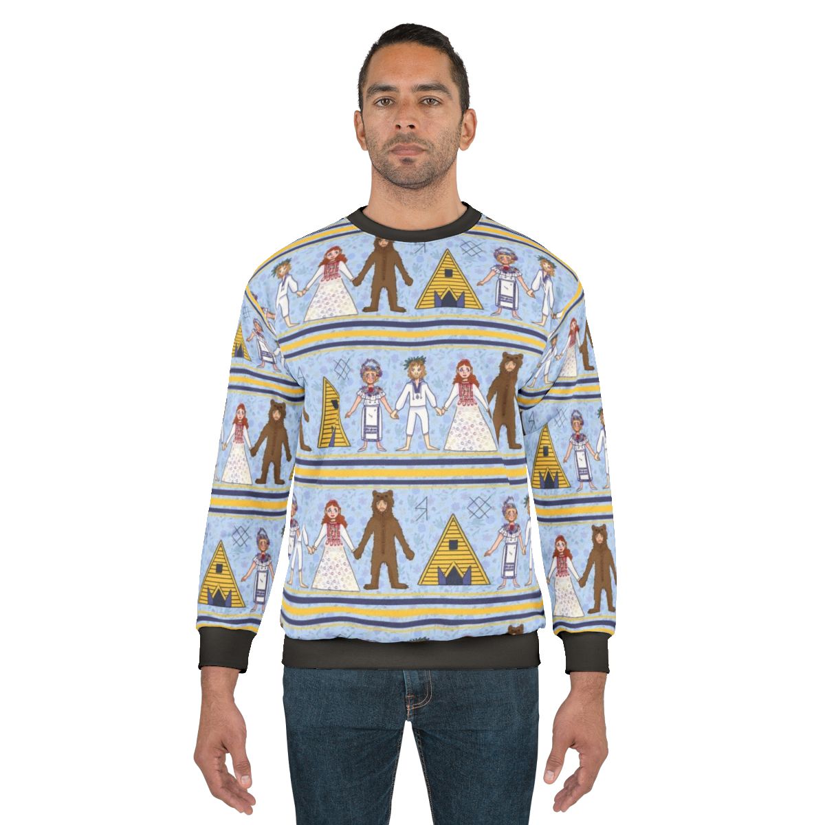 Midsommar Floral Pattern Sweatshirt