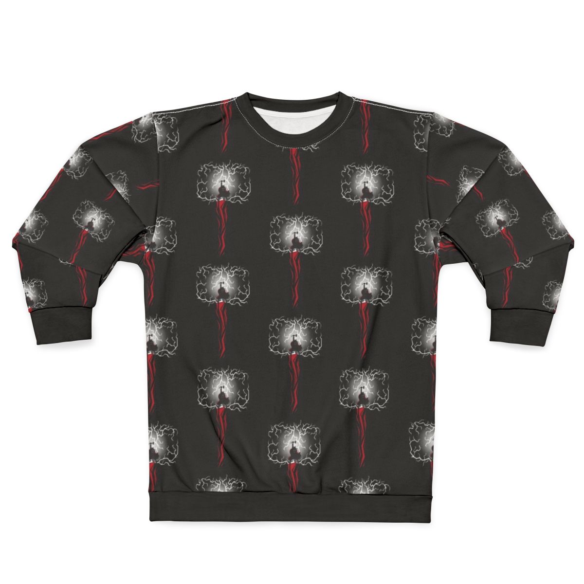 Thor's Mighty Hammer Mjolnir on a Sweatshirt