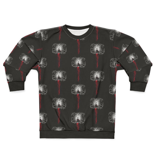 Thor's Mighty Hammer Mjolnir on a Sweatshirt