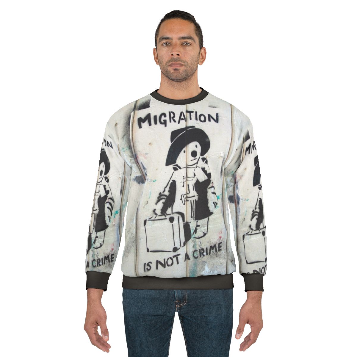 "Political 'Migration Is Not A Crime' Sweatshirt"
