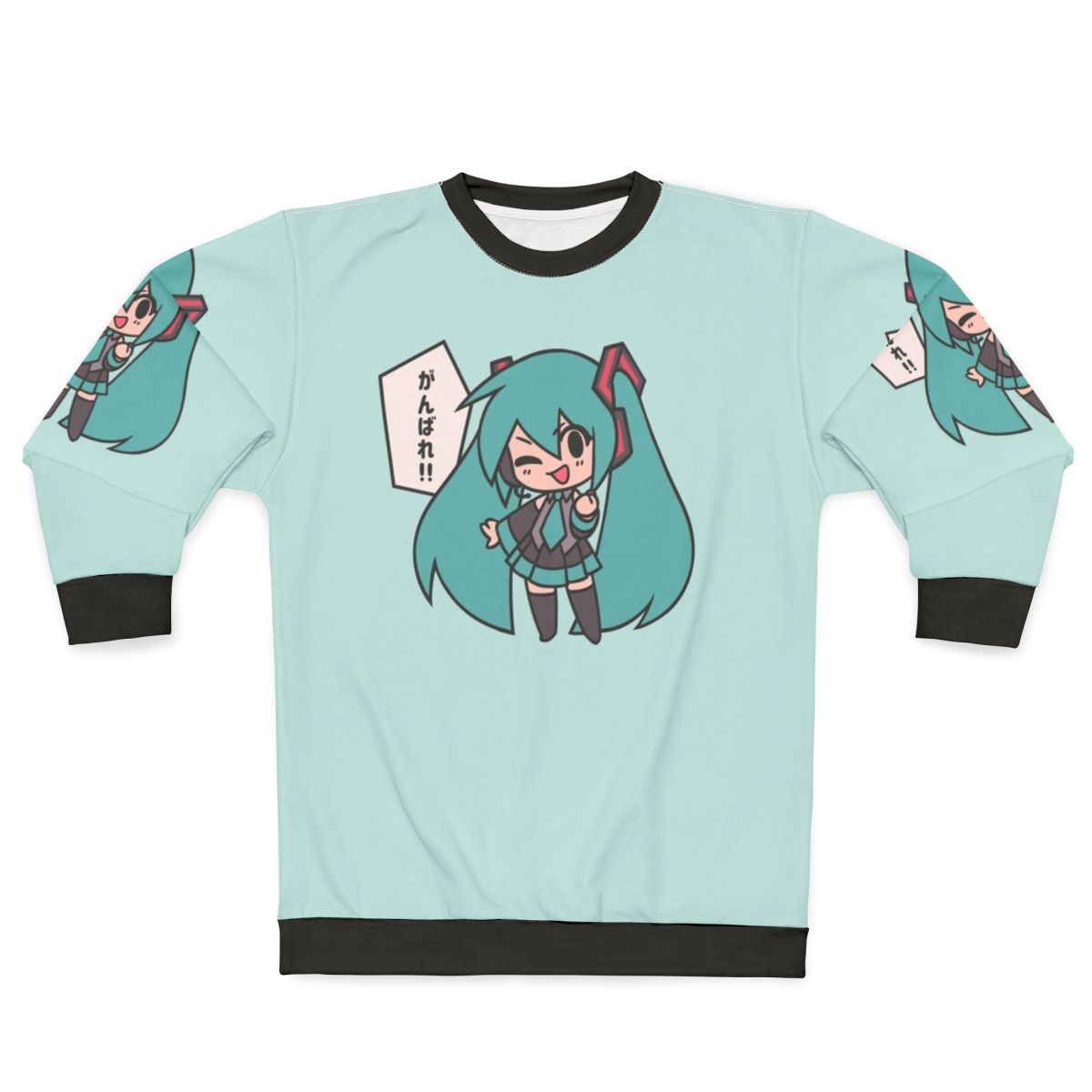 Hatsune Miku Chibi Vocaloid Anime Sweatshirt