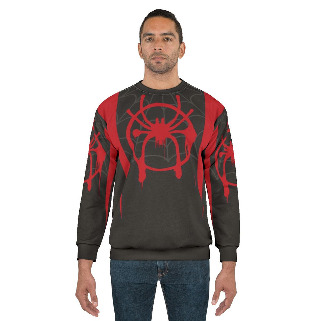 Miles Morales Spider-Verse Costume Sweatshirt