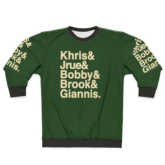 Milwaukee Jetset Sweatshirt with Greek Basketball Graphics