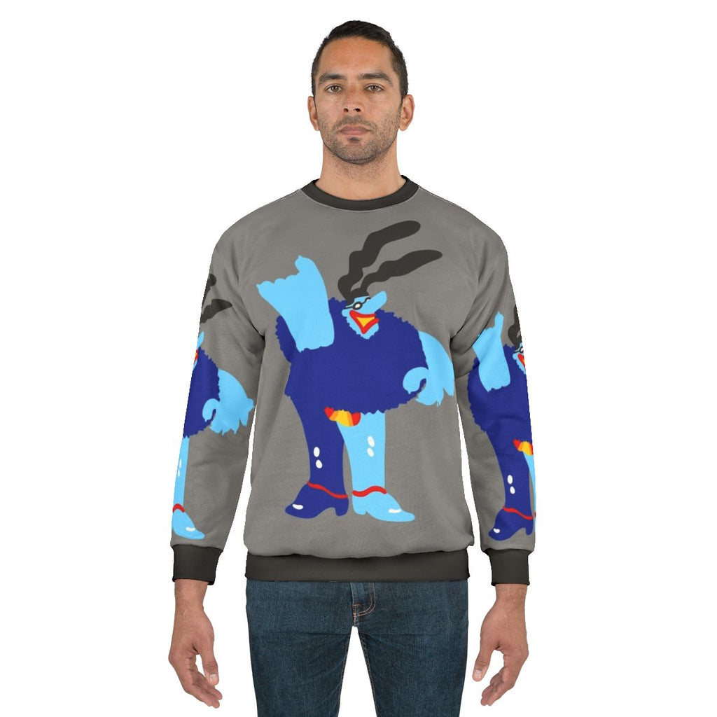 Blue Meanie Retro Beatles Sweatshirt
