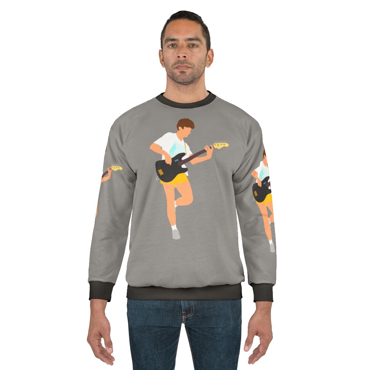 Minimalist John Deacon Queen Band Sweatshirt