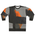Minimal orange abstract sweatshirt