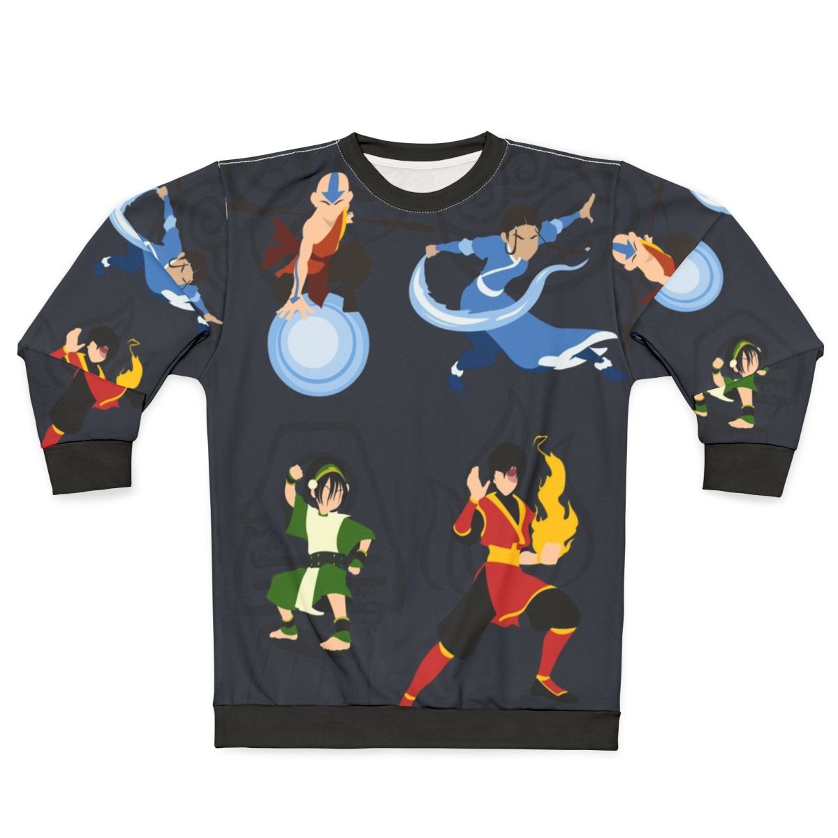 Minimalist 'The Last Airbender' Bending Sweatshirt