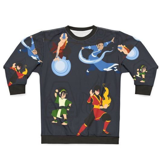 Minimalist 'The Last Airbender' Bending Sweatshirt