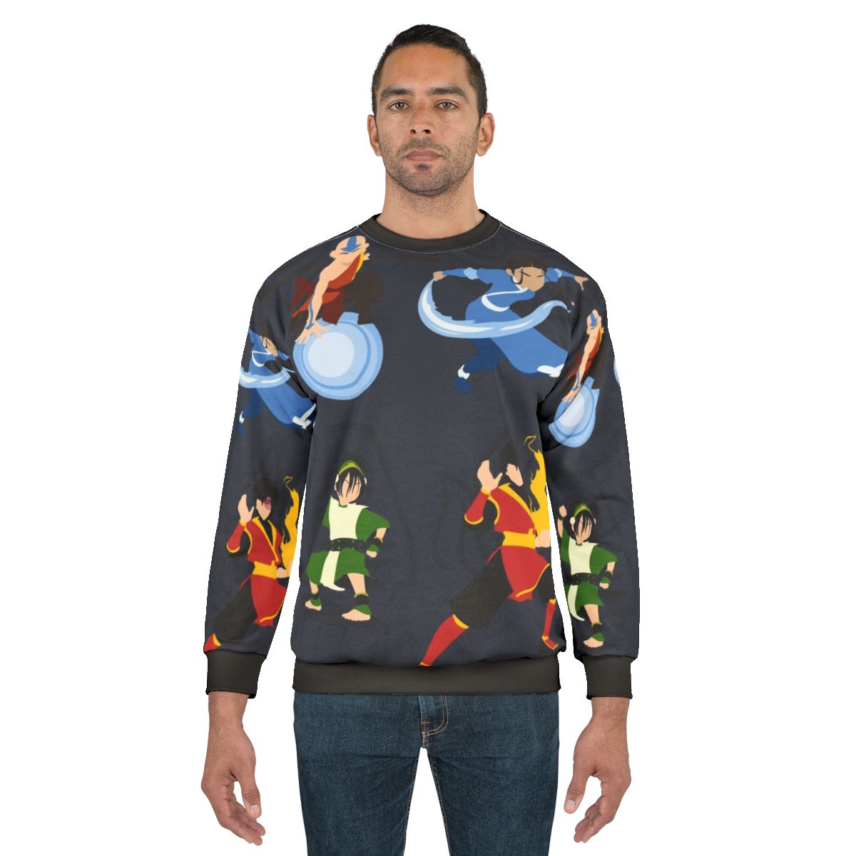 Minimalist 'The Last Airbender' Bending Sweatshirt