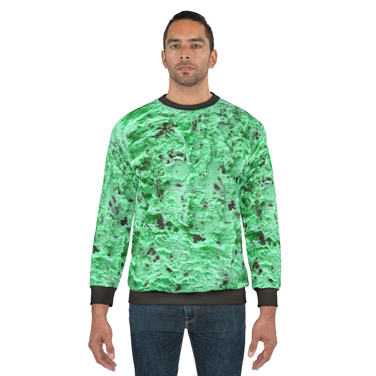 Mint Chocolate Chip Ice Cream Sweatshirt