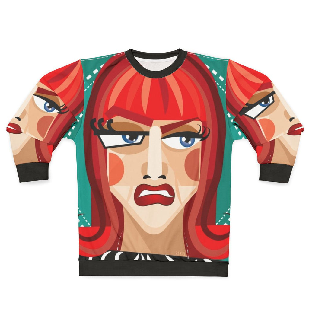 Raziel's Miss Coco Peru Inspired Pop Art Sweatshirt