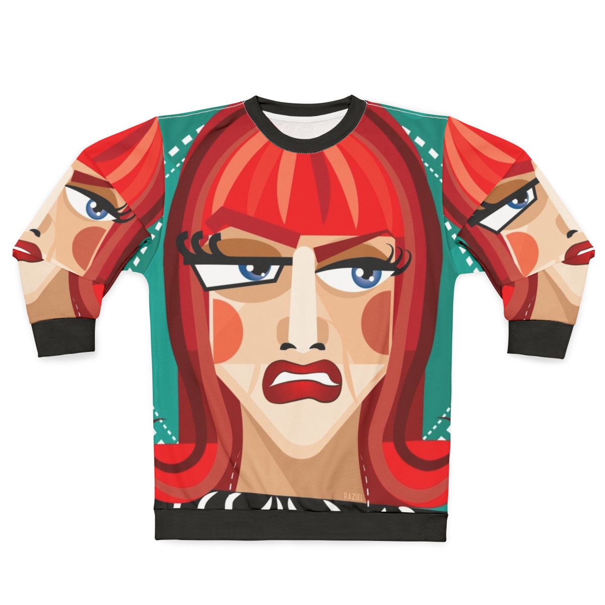 Raziel's Miss Coco Peru Inspired Pop Art Sweatshirt