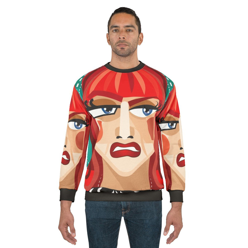 Raziel's Miss Coco Peru Inspired Pop Art Sweatshirt