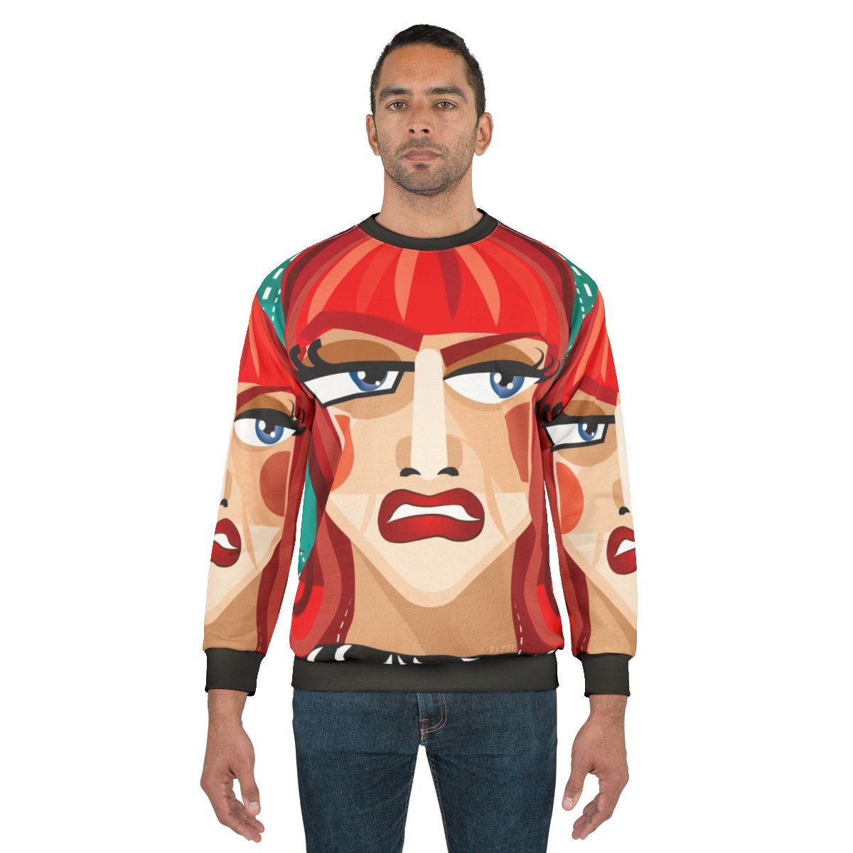 Raziel's Miss Coco Peru Inspired Pop Art Sweatshirt