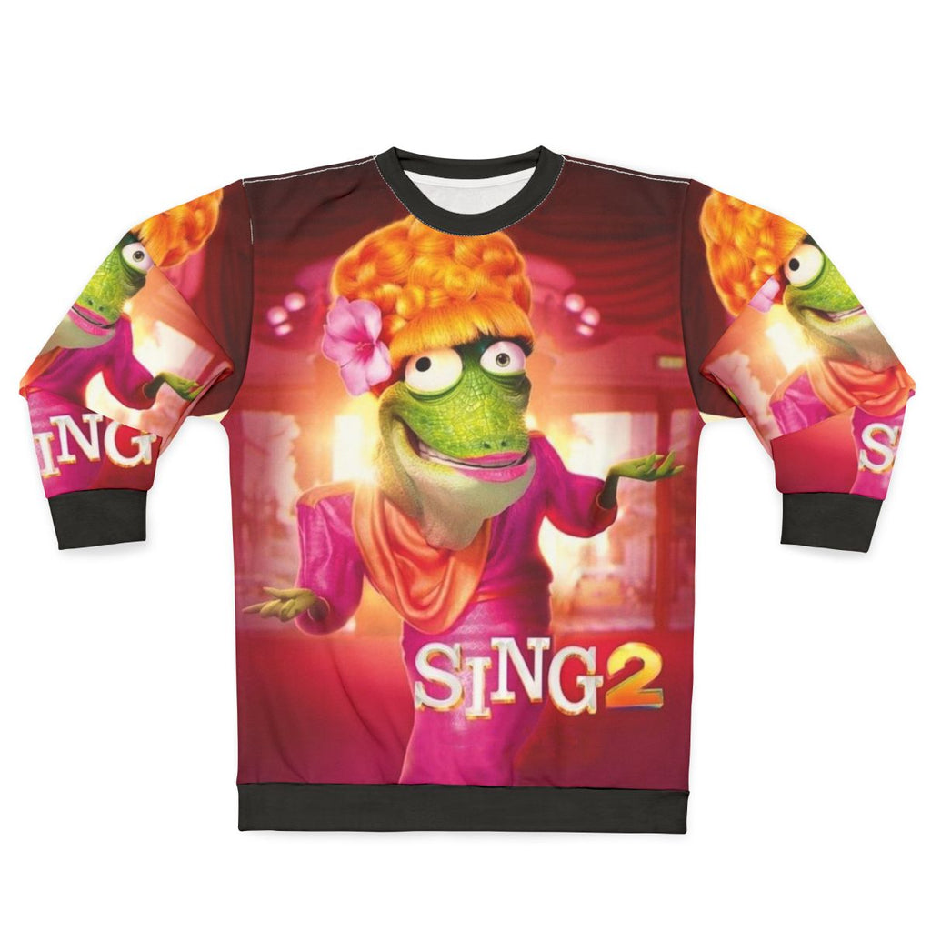 Sing 2 Miss Crawly Sweatshirt - Cute Animated Movie Merchandise