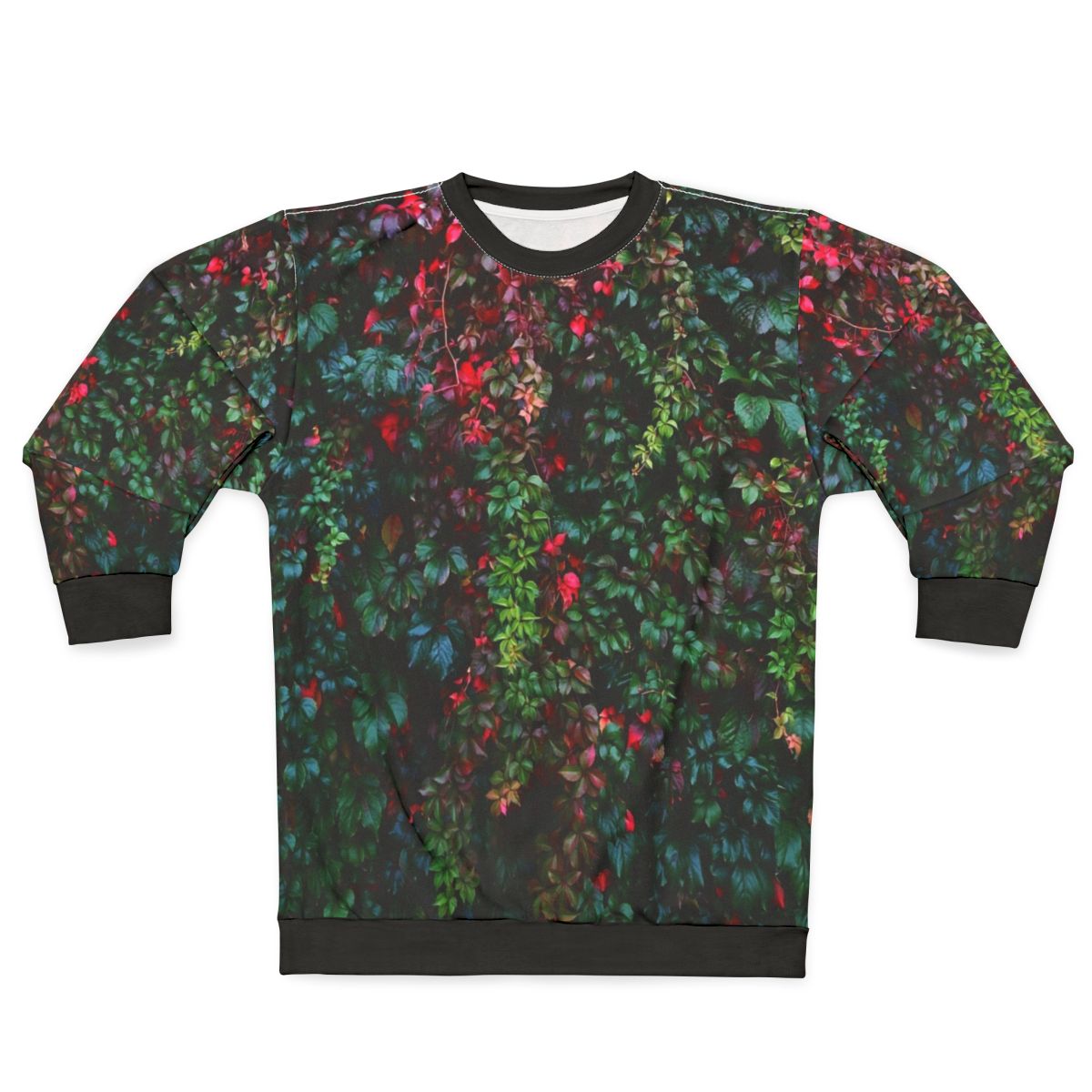 Ivy Sweatshirt with Floral Design