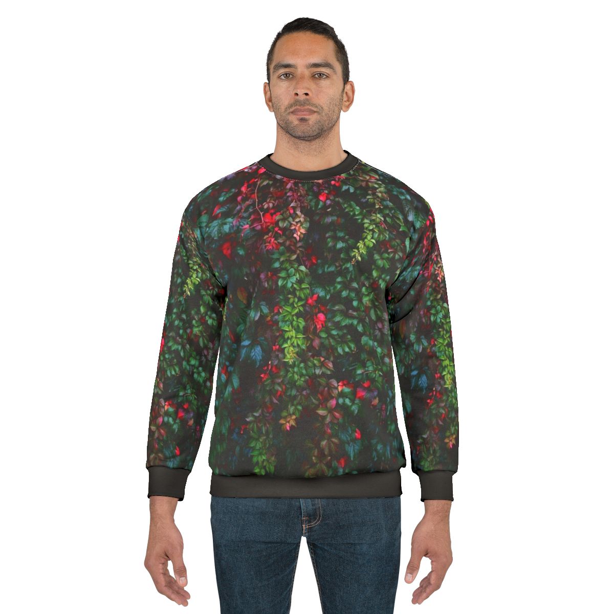 Ivy Sweatshirt with Floral Design