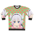 Angry Kanna from Miss Kobayashi's Dragon Maid anime on a sweatshirt
