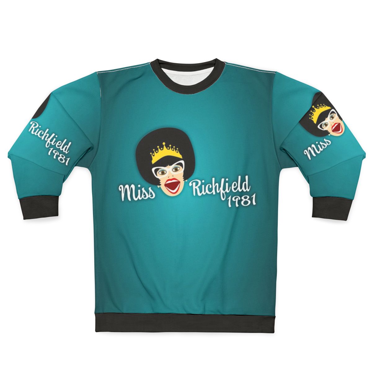 Miss Richfield 1981 Teal Sweatshirt
