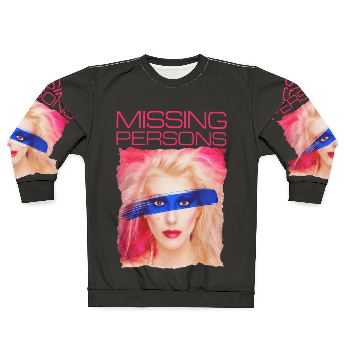 Missing Persons Band Sweatshirt - 80s New Wave Music Merchandise