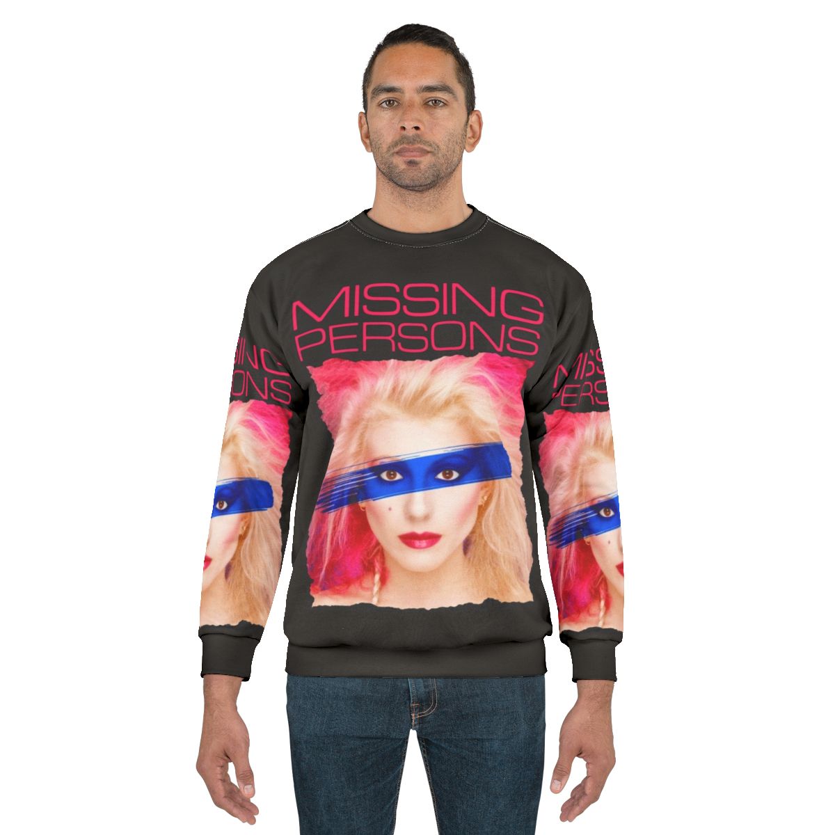 Missing Persons Band Sweatshirt - 80s New Wave Music Merchandise