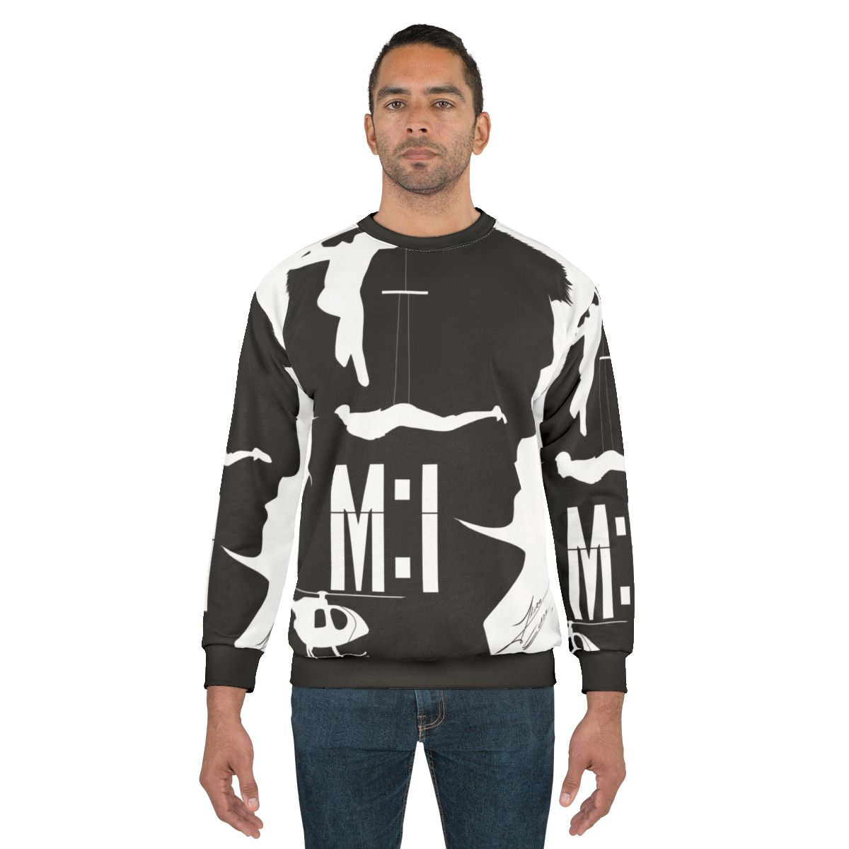 Mission Impossible Sweatshirt featuring Tom Cruise as IMF agent