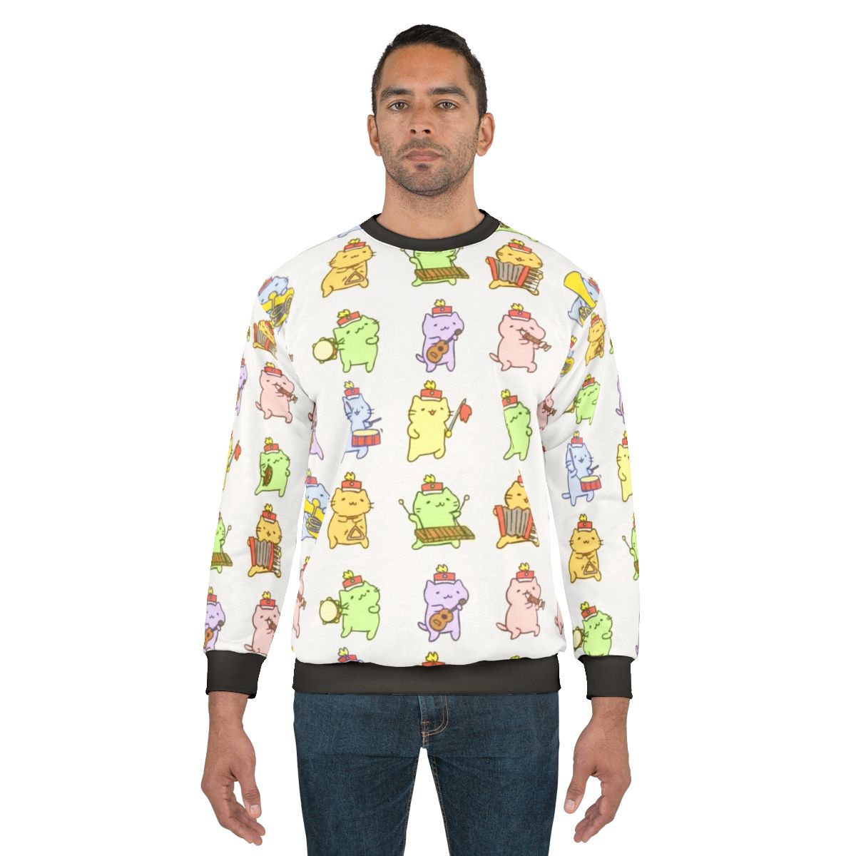 Mitchiri Neko anime-inspired Japanese style neko cat sweatshirt